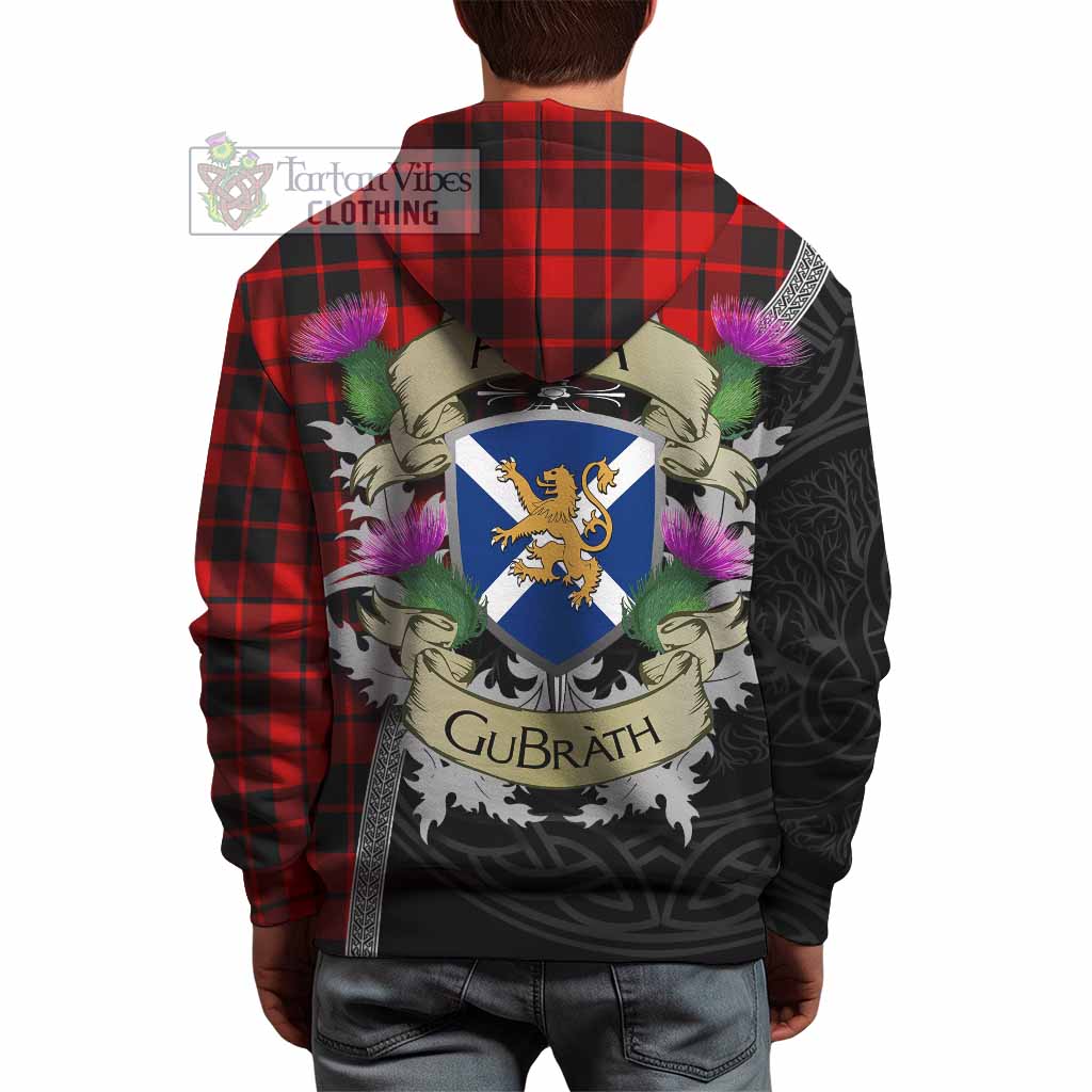 Tartan Vibes Clothing Hogg (Hog) Tartan Family Crest Hoodie Lion Rampant Royal Thistle Shield Celtic Inspired