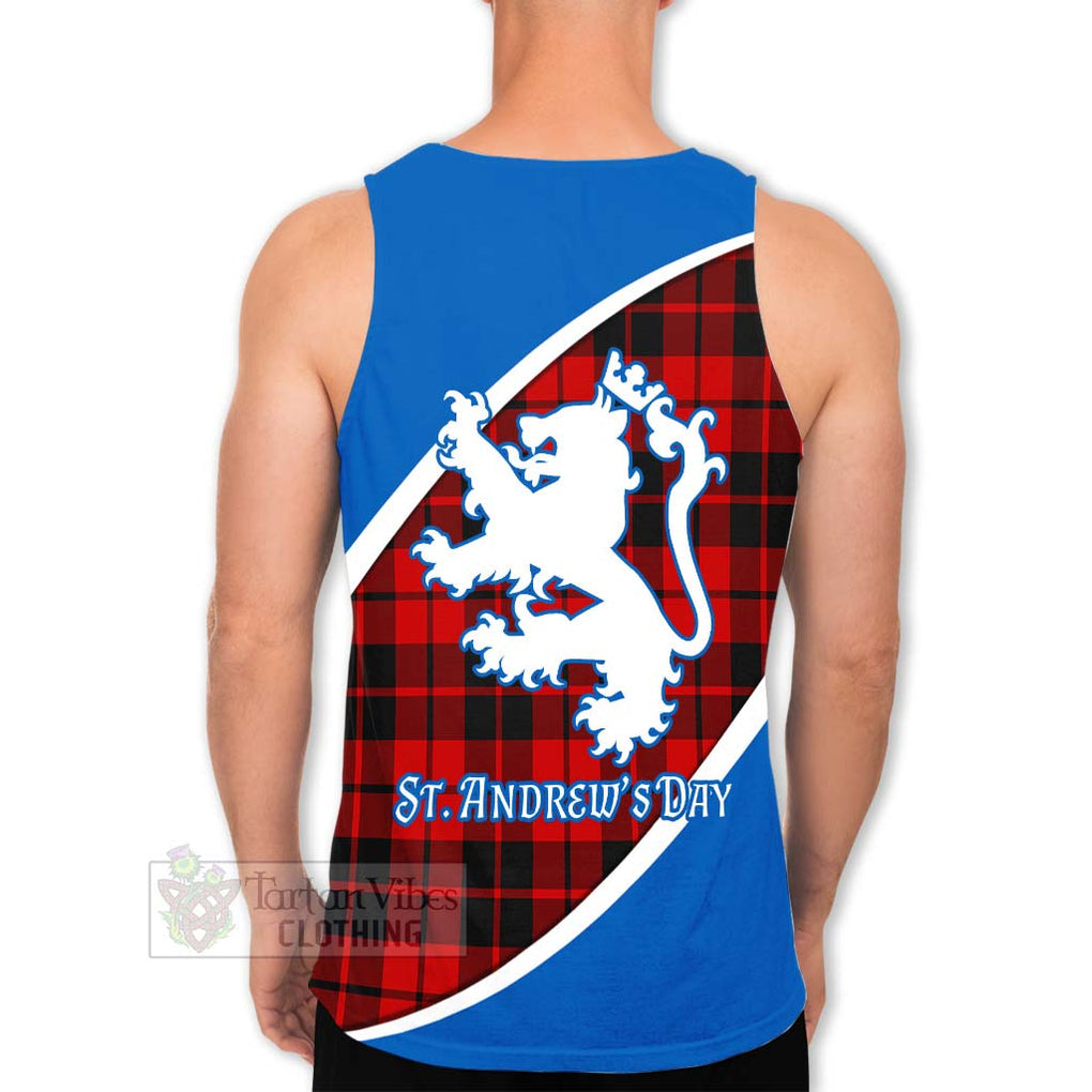 Tartan Vibes Clothing Hogg (Hog) Family Crest Tartan Men's Tank Top Celebrate Saint Andrew's Day in Style