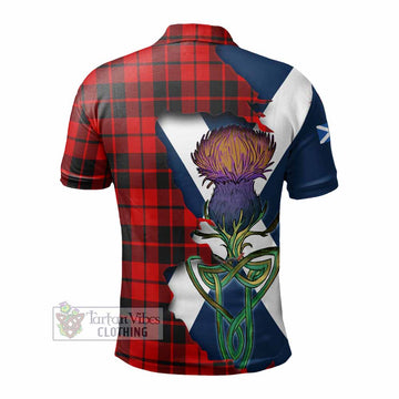 Hogg (Hog) Tartan Family Crest Polo Shirt Scottish Thistle Celtic Inspired