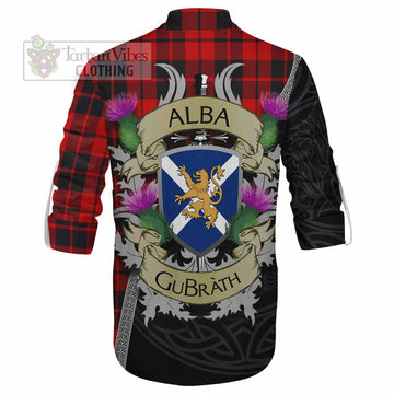 Hogg (Hog) Tartan Family Crest Ghillie Kilt Shirt Lion Rampant Royal Thistle Shield Celtic Inspired