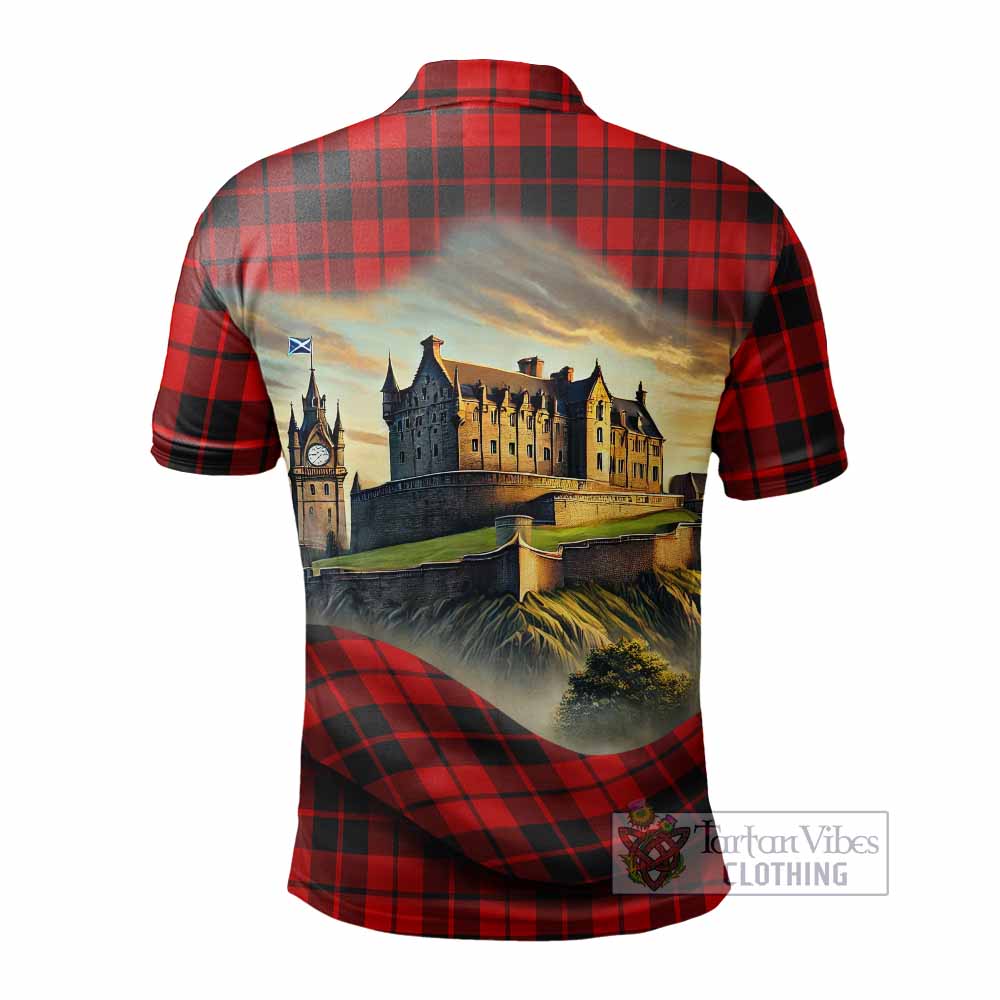 Tartan Vibes Clothing Hogg (Hog) Tartan Family Crest Polo Shirt with Scottish Ancient Castle Stype