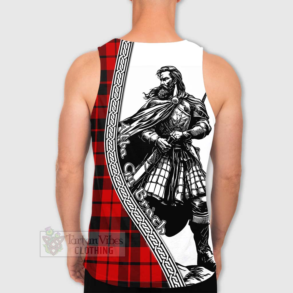 Tartan Vibes Clothing Hogg (Hog) Tartan Clan Crest Men's Tank Top with Highlander Warrior Celtic Style