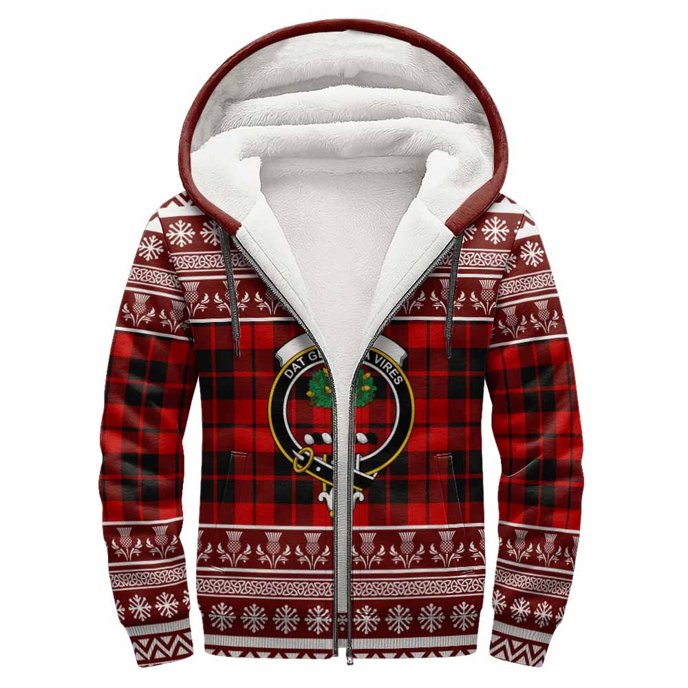 Hogg (Hog) Clan Tartan Christmas Fleece Hoodie with Family Crest - Tartan Vibes Clothing