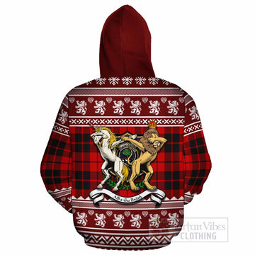 Hogg (Hog) Clan Tartan Crest Christmas Cotton Hoodie Coat of Arms Funny Style