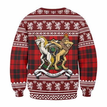 Hogg (Hog) Clan Tartan Crest Christmas Sweatshirt Coat of Arms Funny Style