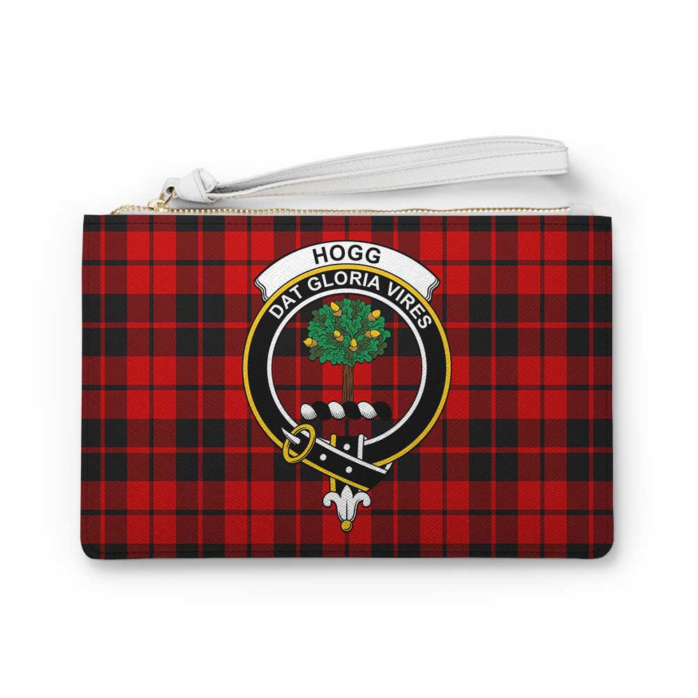 Tartan Vibes Clothing Hogg (Hog) Family Crest Tartan Clutch Bag