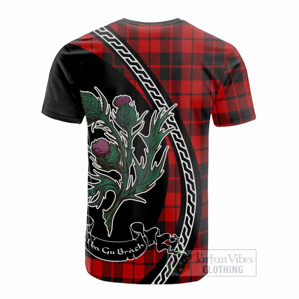 Hogg (Hog) Family Crest Tartan Cotton T-shirt Alba Thistle Inspired - Tartan Vibes Clothing