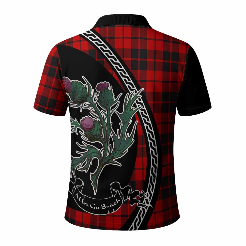 Hogg (Hog) Family Crest Tartan Polo Shirt Alba Thistle Inspired - Tartan Vibes Clothing