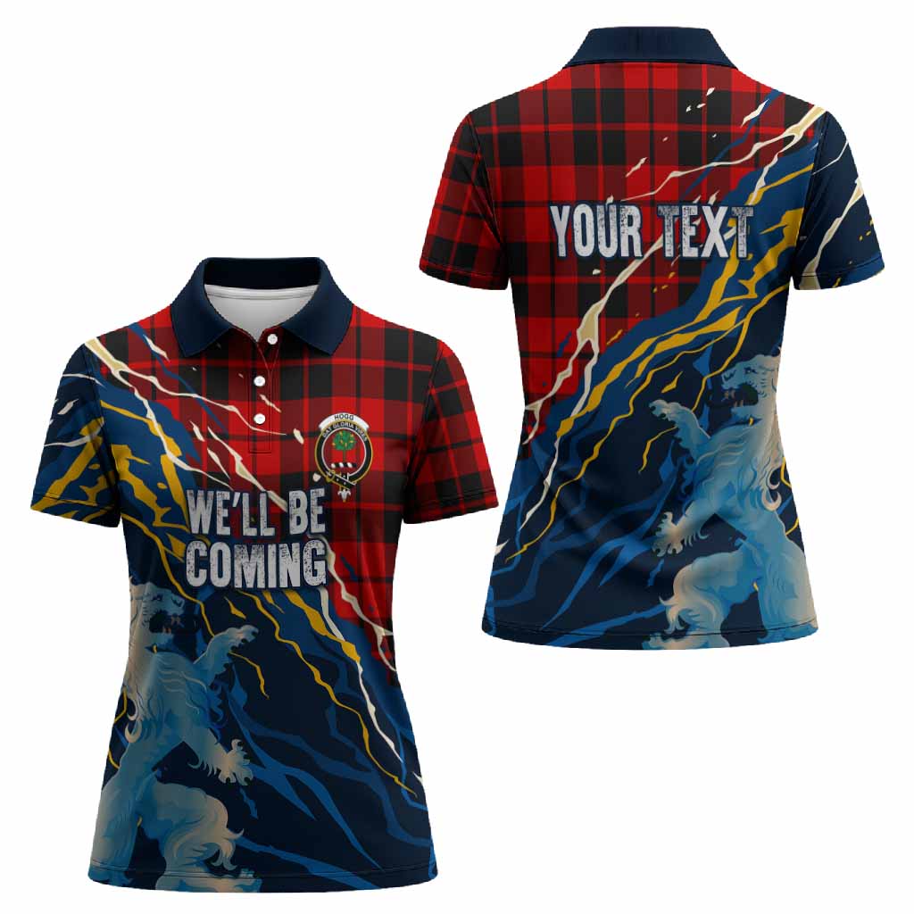 Hogg (Hog) Scotland Tartan Women Polo Shirt WC2026 Football - We'll Be Coming