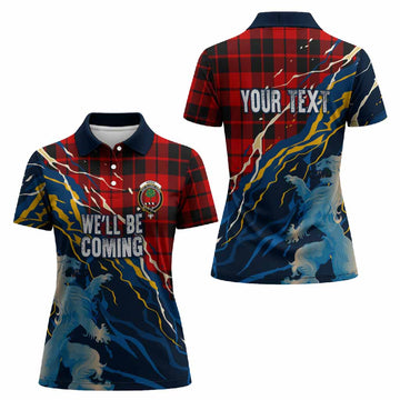 Hogg (Hog) Scotland Tartan Women Polo Shirt WC2026 Football - We'll Be Coming