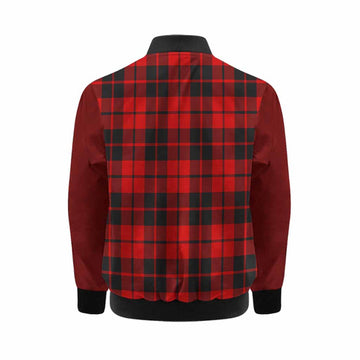 Hogg (Hog) Tartan Accent Kid Bomber Jacket with Family Crest