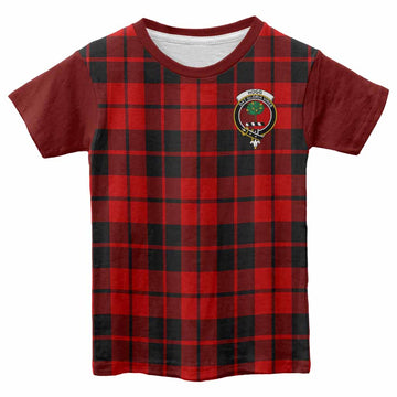 Hogg (Hog) Tartan Accent Kid T-shirt with Family Crest