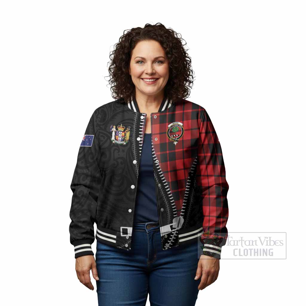 Hogg (Hog) Tartan Baseball Jacket New Zealand Pattern Unique Zipper Stylized
