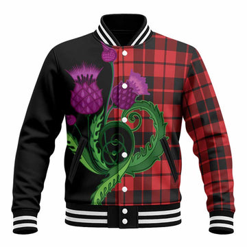 Hogg (Hog) Tartan Baseball Jacket Traditional Scottish Thistle