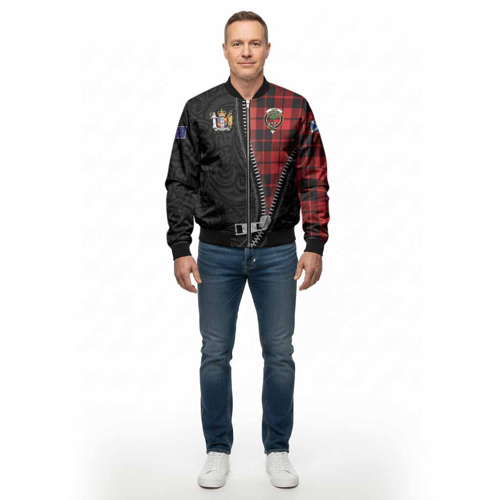 Hogg (Hog) Tartan Bomber Jacket New Zealand Pattern Unique Zipper Stylized