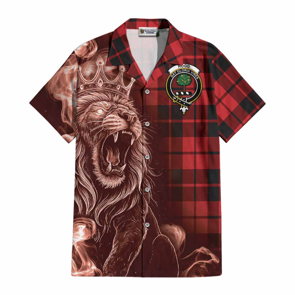 Hogg (Hog) Tartan Cotton Hawaiian Shirt Roaring Lion Heritage