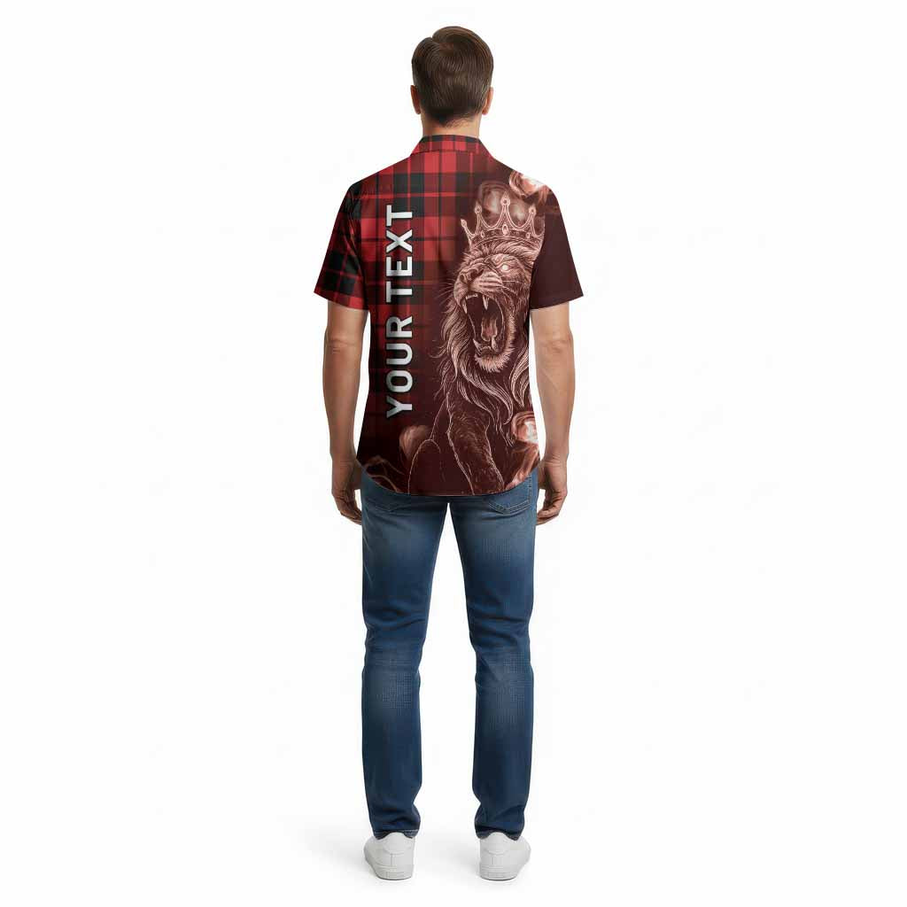 Hogg (Hog) Tartan Cotton Hawaiian Shirt Roaring Lion Heritage