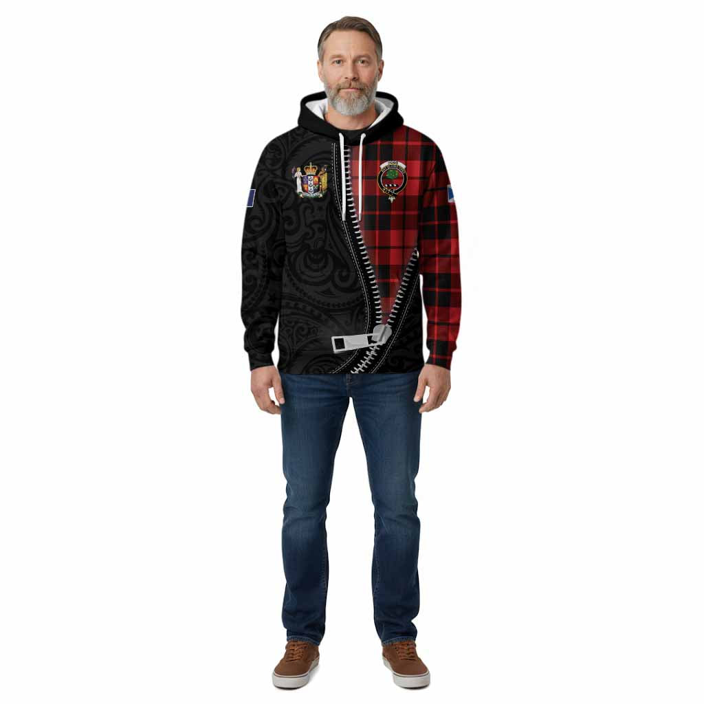 Hogg (Hog) Tartan Cotton Hoodie New Zealand Pattern Unique Zipper Stylized