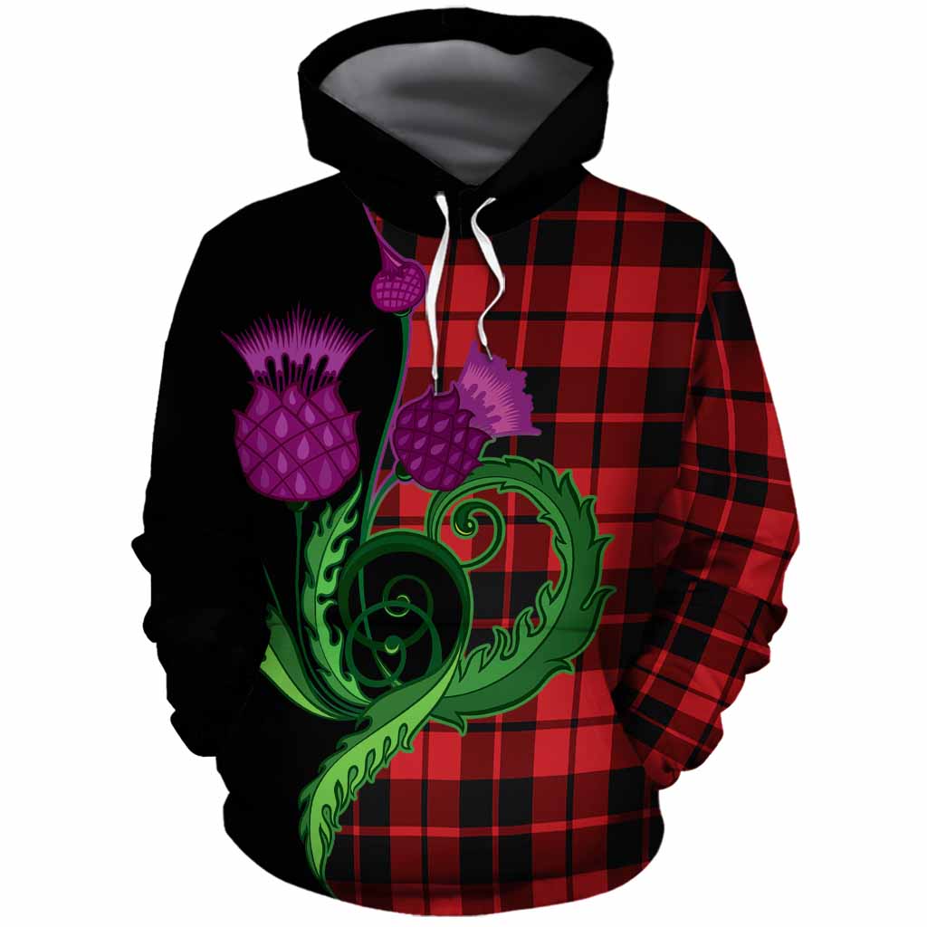 Hogg (Hog) Tartan Cotton Hoodie Traditional Scottish Thistle