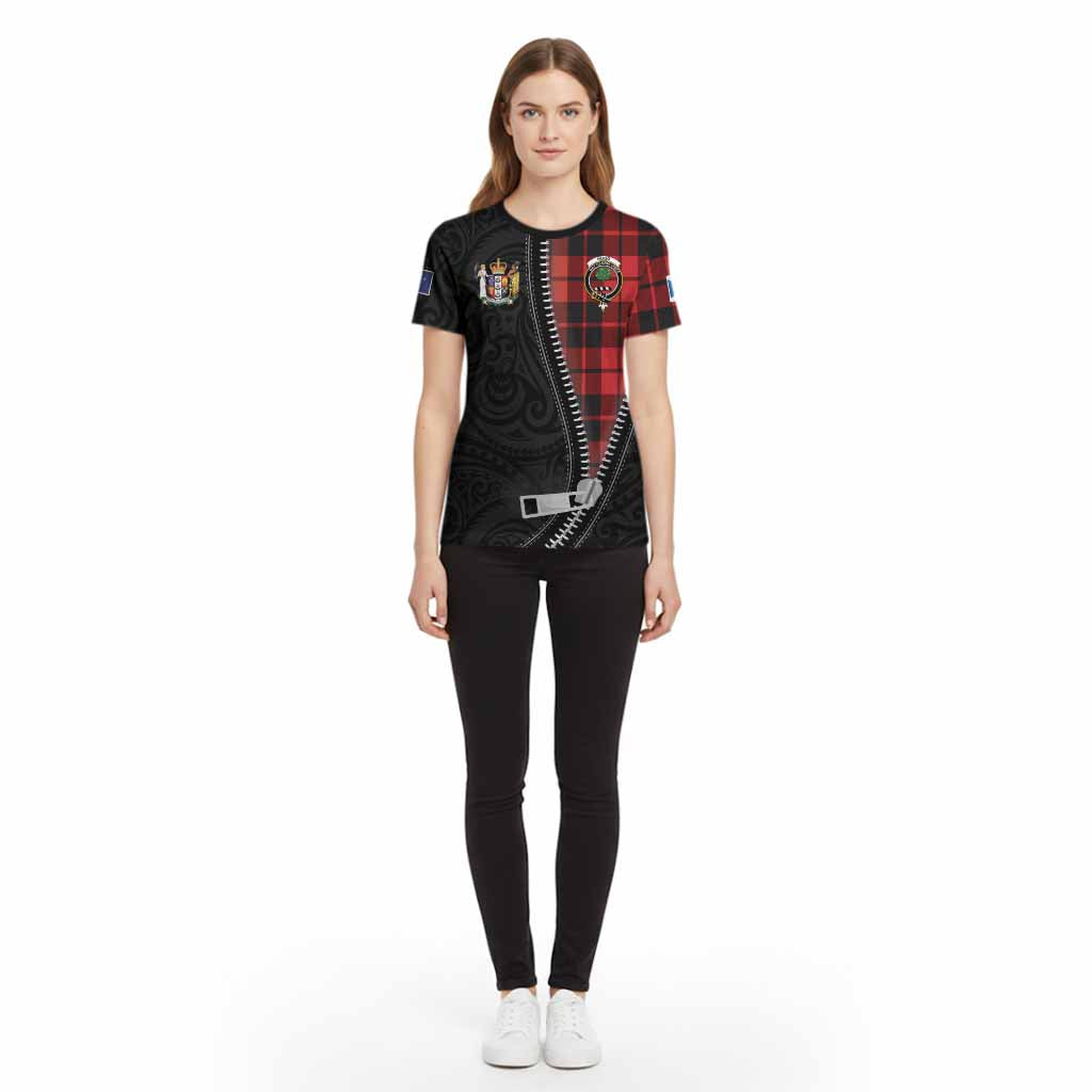 Hogg (Hog) Tartan Cotton T-shirt New Zealand Pattern Unique Zipper Stylized
