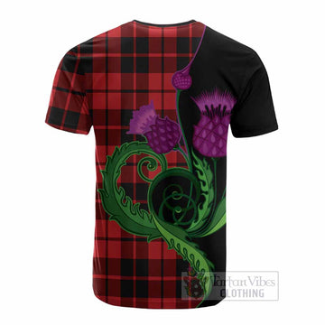 Hogg (Hog) Tartan Cotton T-shirt Traditional Scottish Thistle