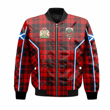 Hogg (Hog) Tartan Crest Bomber Jacket Scotland Coat of Arm Flag Style