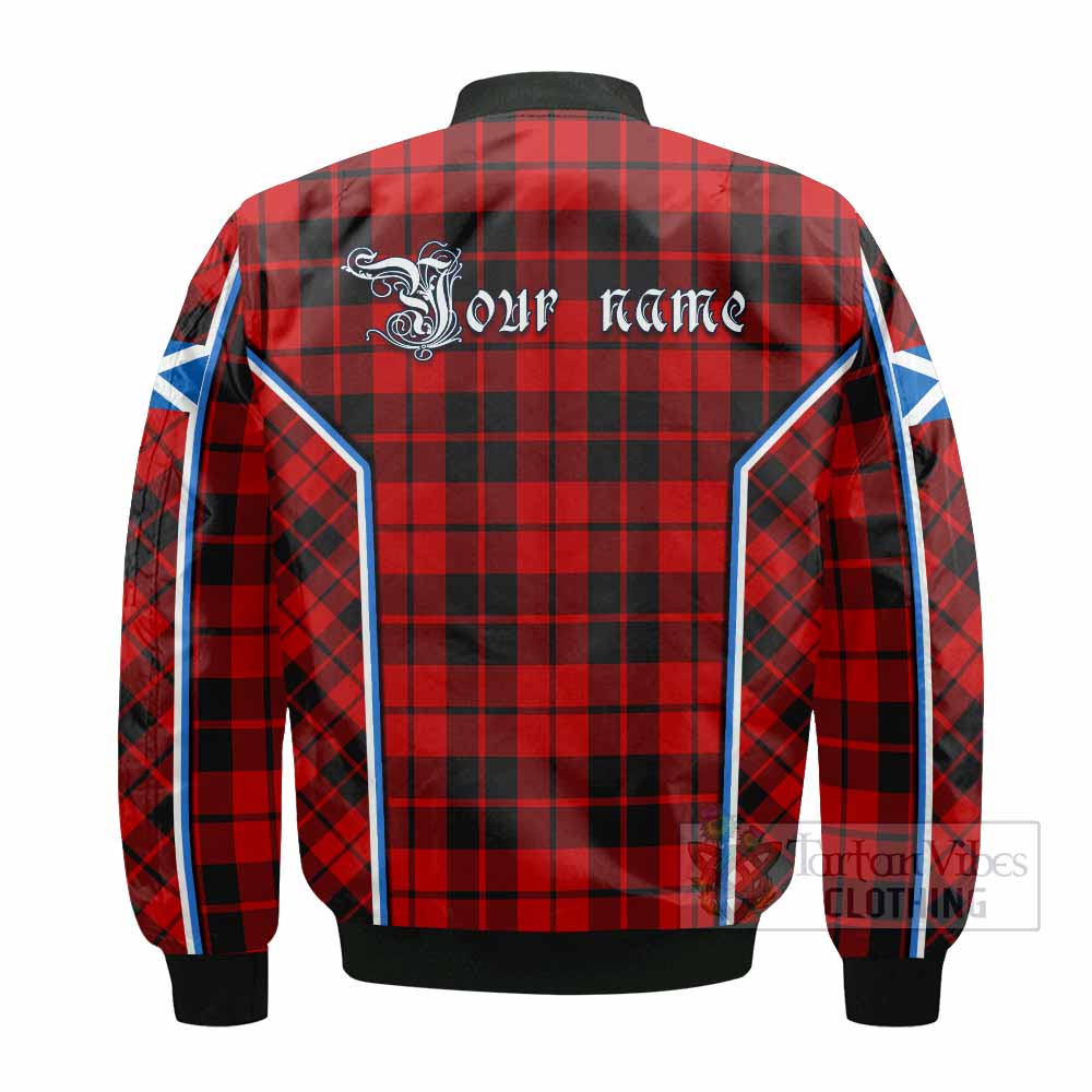 Hogg (Hog) Tartan Crest Bomber Jacket Scotland Coat of Arm Flag Style - Tartan Vibes Clothing