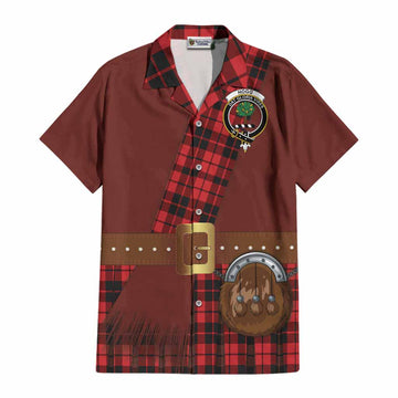 Hogg (Hog) Tartan Crest Cotton Hawaiian Shirt Kilt Costume Style