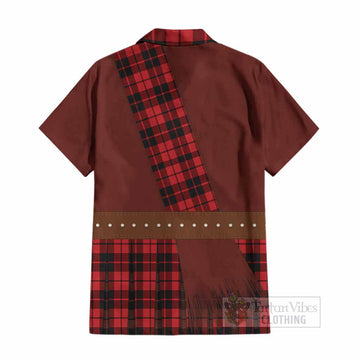 Hogg (Hog) Tartan Crest Cotton Hawaiian Shirt Kilt Costume Style