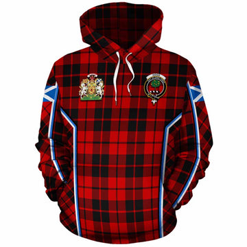 Hogg (Hog) Tartan Crest Cotton Hoodie Scotland Coat of Arm Flag Style