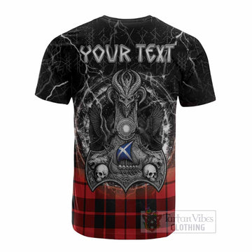 Hogg (Hog) Tartan Crest Cotton T-shirt Celtic Odin's Raven Legacy