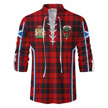Hogg (Hog) Tartan Crest Ghillie Kilt Shirt Scotland Coat of Arm Flag Style