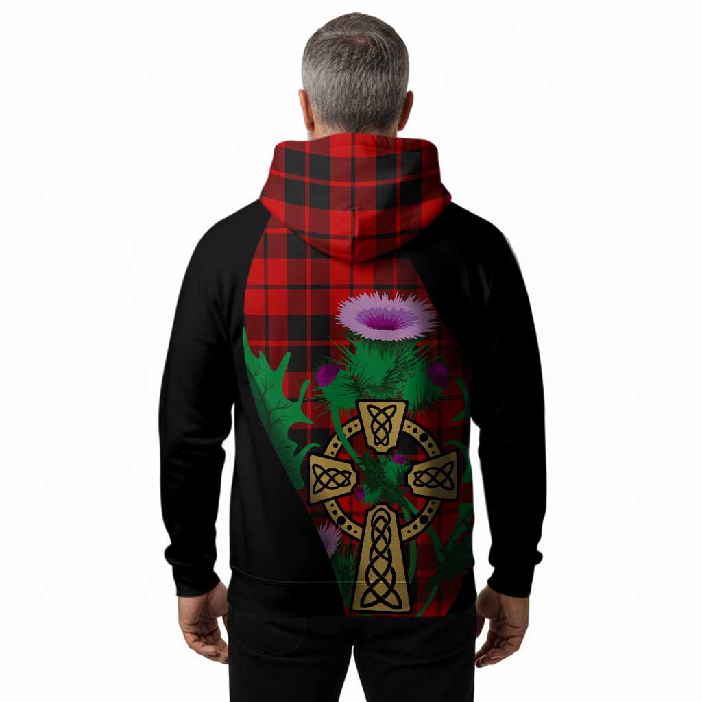 Hogg (Hog) Tartan Crest Hoodie Celtic Cross Thistle Flowers