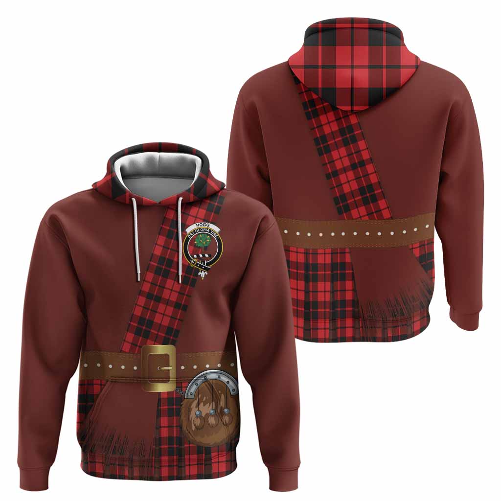 Hogg (Hog) Tartan Crest Hoodie Kilt Costume Style