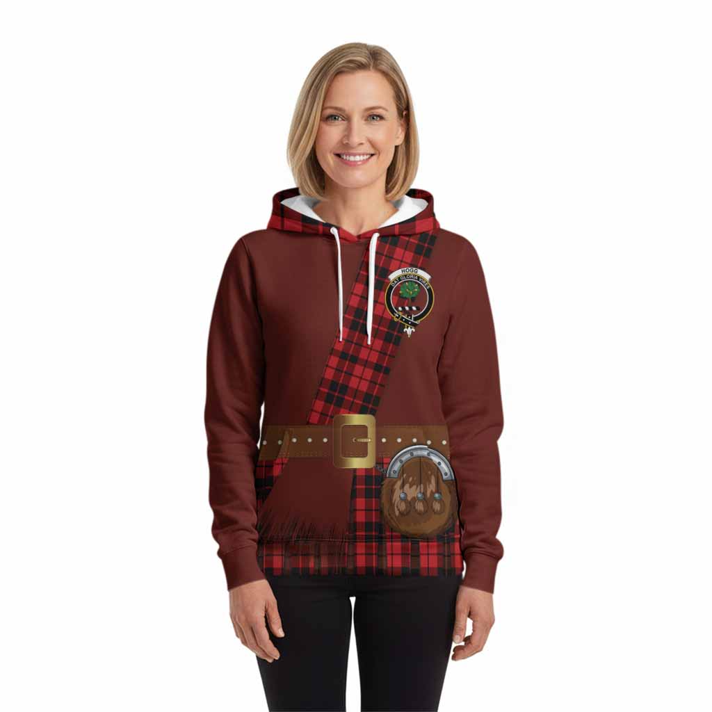 Hogg (Hog) Tartan Crest Hoodie Kilt Costume Style