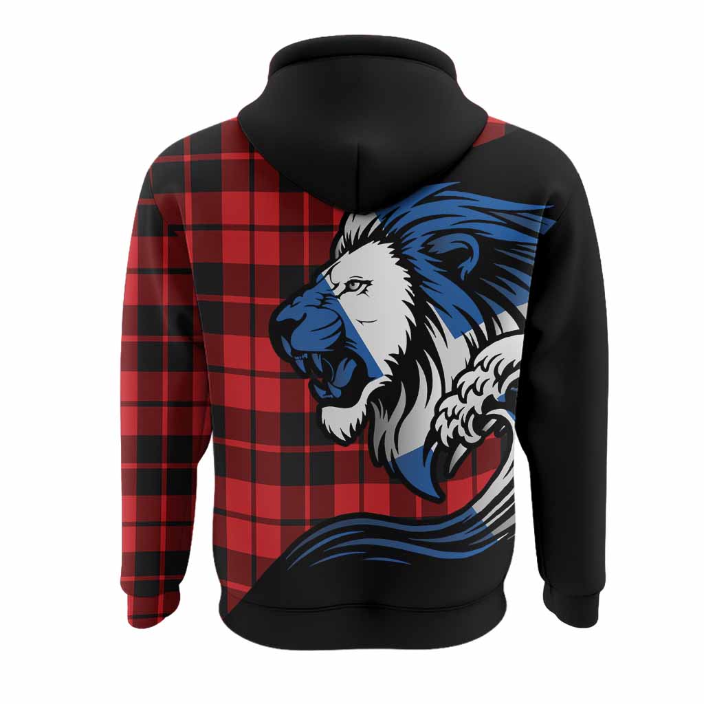 Hogg (Hog) Tartan Crest Hoodie Scottish Golden Lions Wave Flow
