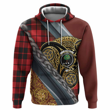 Hogg (Hog) Tartan Crest Hoodie Scottish Triskele Celtic