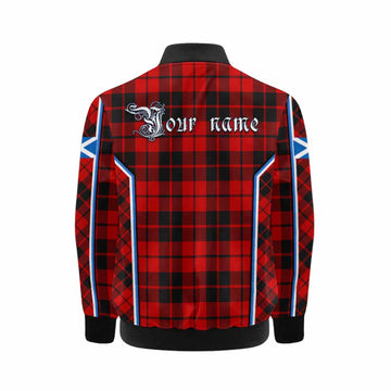 Hogg (Hog) Tartan Crest Kid Bomber Jacket Scotland Coat of Arm Flag Style - Tartan Vibes Clothing