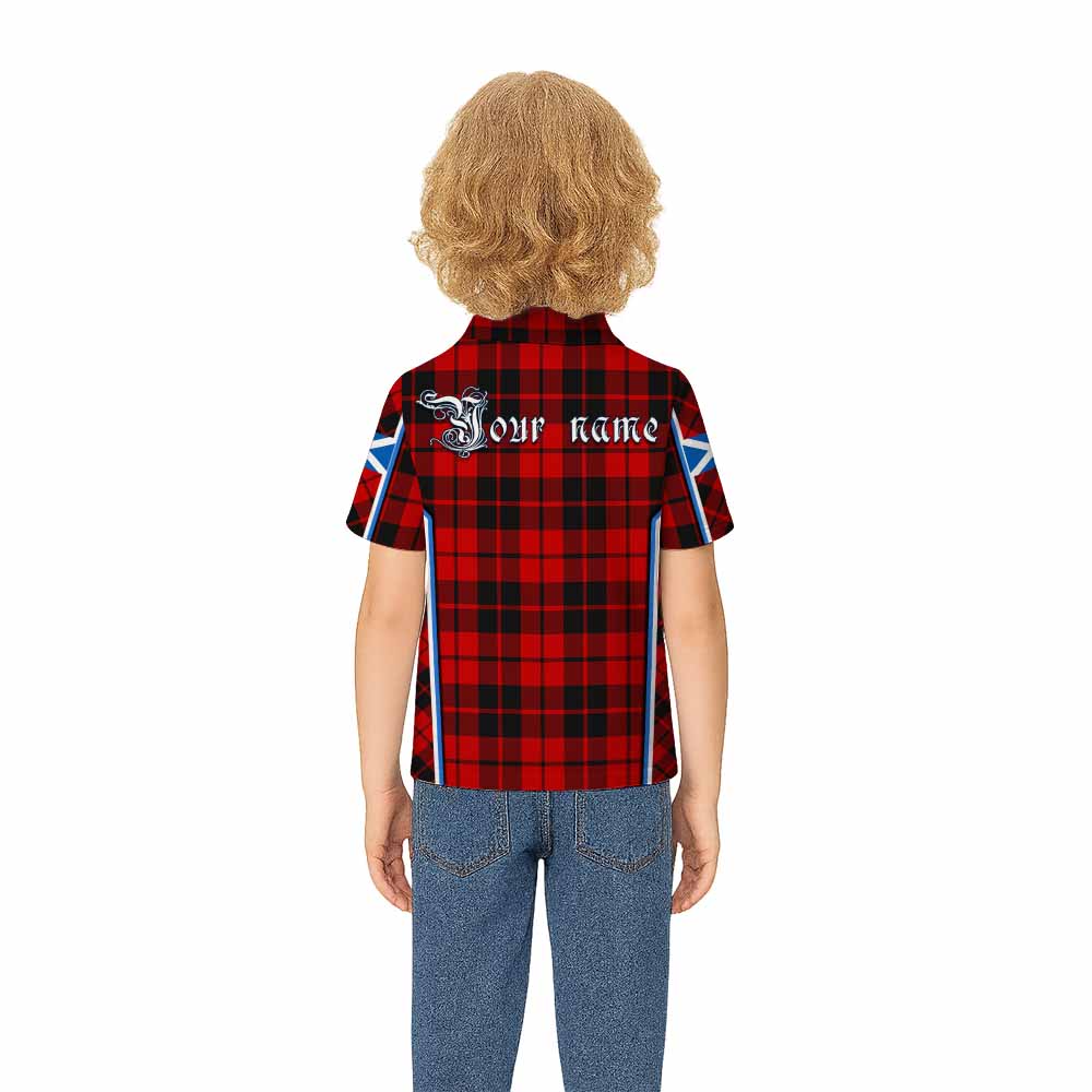 Hogg (Hog) Tartan Crest Kid Polo Shirt Scotland Coat of Arm Flag Style - Tartan Vibes Clothing