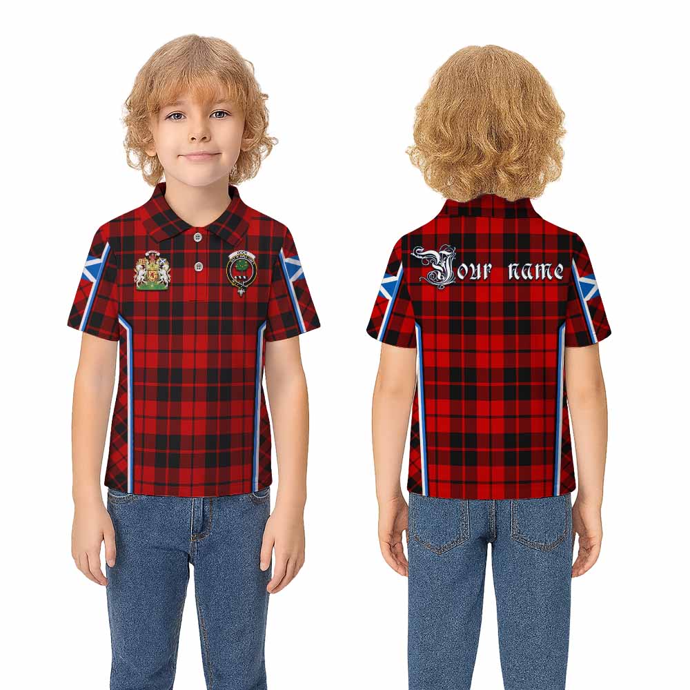 Hogg (Hog) Tartan Crest Kid Polo Shirt Scotland Coat of Arm Flag Style - Tartan Vibes Clothing