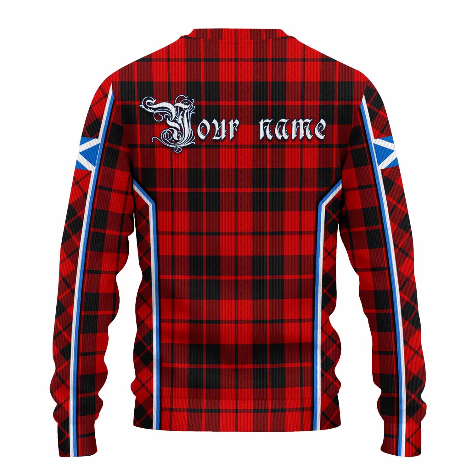 Hogg (Hog) Tartan Crest Knitted Sweater Scotland Coat of Arm Flag Style - Tartan Vibes Clothing