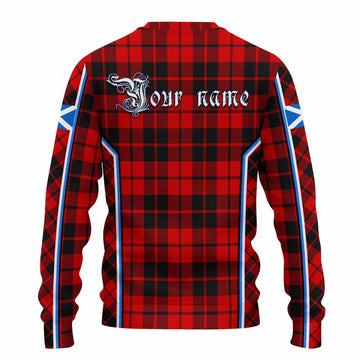 Hogg (Hog) Tartan Crest Knitted Sweater Scotland Coat of Arm Flag Style - Tartan Vibes Clothing