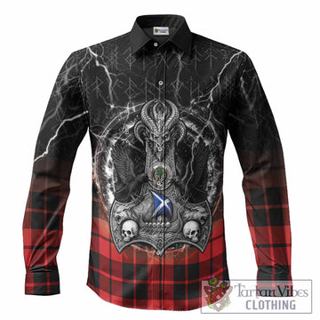 Hogg (Hog) Tartan Crest Long Sleeve Button Shirts Celtic Odin's Raven Legacy