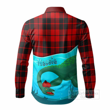 Hogg (Hog) Tartan Crest Long Sleeve Button Shirts Nessie Under Water
