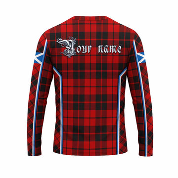 Hogg (Hog) Tartan Crest Long Sleeve T-Shirt Scotland Coat of Arm Flag Style - Tartan Vibes Clothing