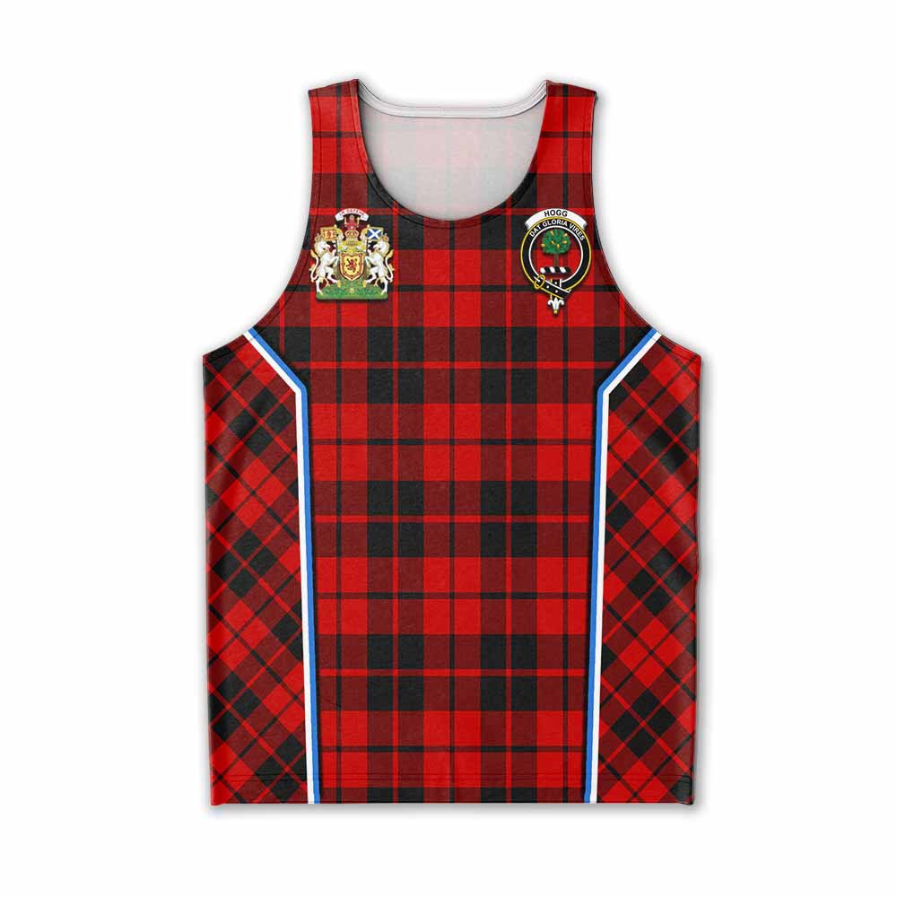 Hogg (Hog) Tartan Crest Men Tank Top Scotland Coat of Arm Flag Style - Tartan Vibes Clothing