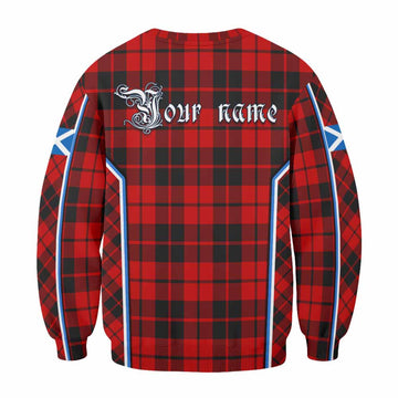 Hogg (Hog) Tartan Crest Sweatshirt Scotland Coat of Arm Flag Style - Tartan Vibes Clothing
