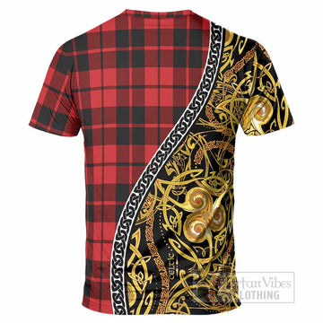 Hogg (Hog) Tartan Crest T-Shirt Celtic Knot and Triple Trickle Spiral Symbols