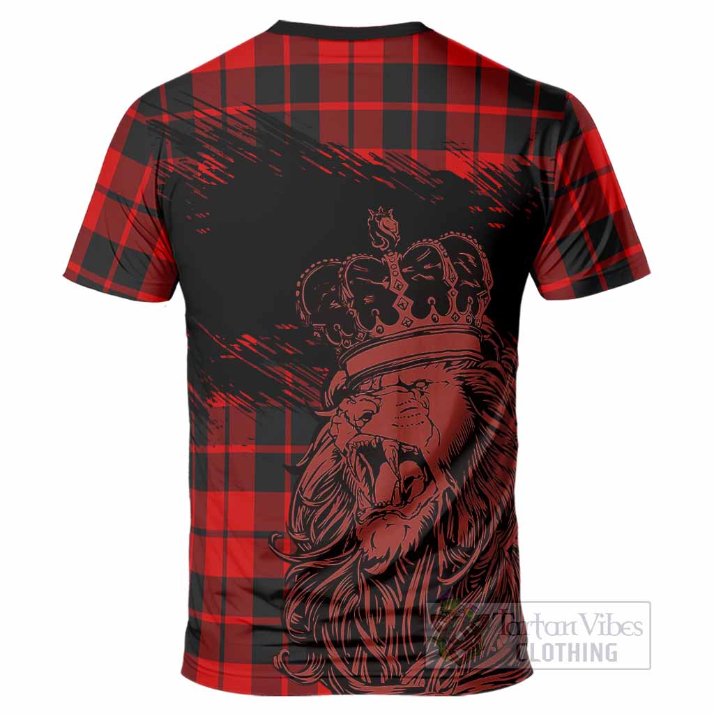Hogg (Hog) Tartan Crest T-Shirt Crowned Lion Heritage Style
