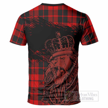 Hogg (Hog) Tartan Crest T-Shirt Crowned Lion Heritage Style